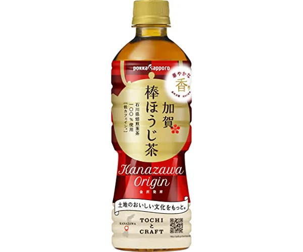 TOCHIとCRAFT ポッカサッポロ 加賀棒ほうじ茶 525ml × 24本