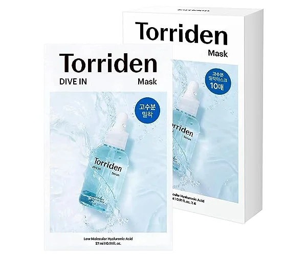 トリデン Torriden ダイブインマスク パック10枚入 【公式・正規品】フェイスパック シートマスク ヒアルロン酸 韓国コスメ 水分チャージ 保湿マスク …
