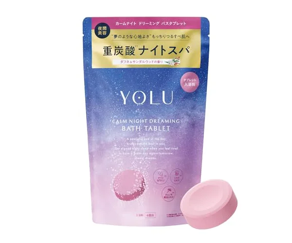 YOLU ヨル | 入浴料 カームナイト ドリーミング バスタブレット 6錠入り