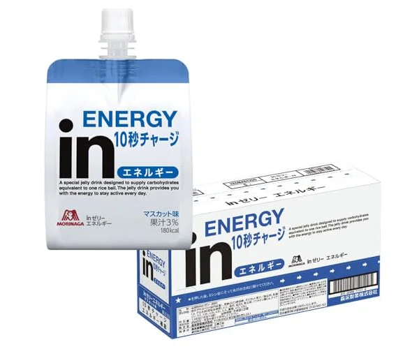 inゼリー エネルギー マスカット味 (180g×6個) ゼリー飲料 すばやいエネルギー補給 10秒チャージ ビタミンC配合 おにぎりおよそ1個分 エネルギー1…