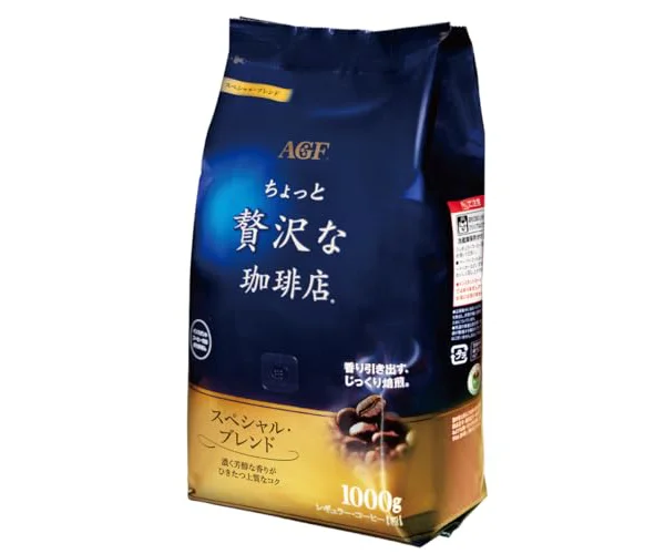 AGF ちょっと贅沢な珈琲店 レギュラーコーヒー スペシャルブレンド【 コーヒー 粉 】 1000グラム (x 1)