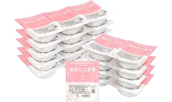 by Amazon パックご飯 秋田県産 あきたこまち 180g×24個 国産米 100% 低温製法米