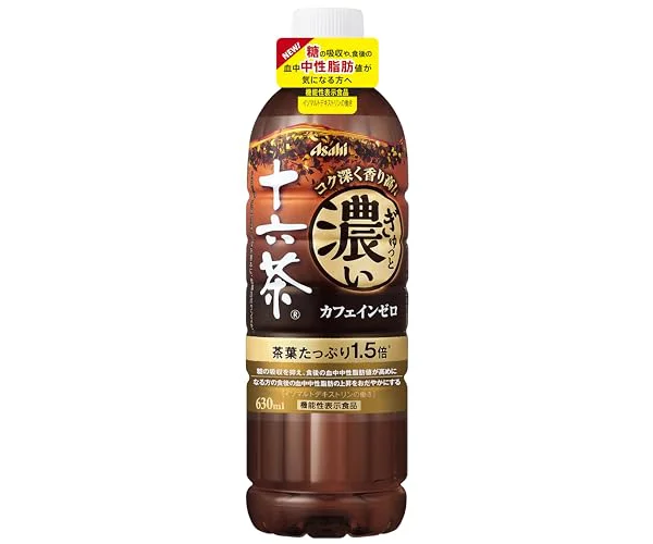 アサヒ飲料 ぎゅっと濃い十六茶 630ml×24本 [お茶] [ノンカフェイン] [機能性表示食品] [糖の吸収/食後の血中中性脂肪の上昇を抑える]