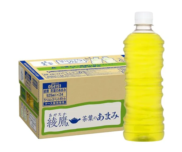 コカ・コーラ 綾鷹 茶葉のあまみ ラベルレス 525mlPET ×24本