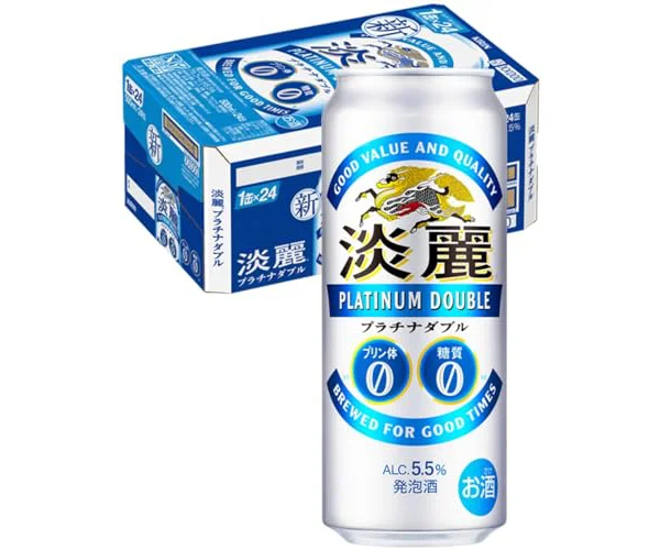淡麗プラチナダブル キリン ビール500ml×24本 発泡酒新ジャンル プリン体ゼロ 糖質ゼロ