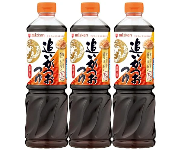 ミツカン 追いがつおつゆ2倍 1000ml×3本 めんつゆ