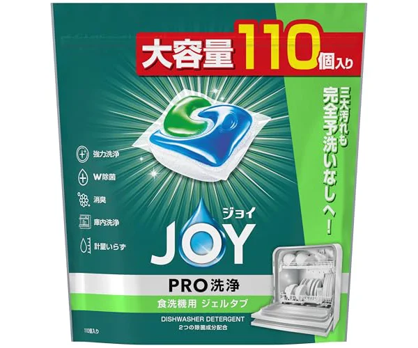 ジョイ 食洗機用洗剤 ジェルタブ 微香 110個 [大容量]