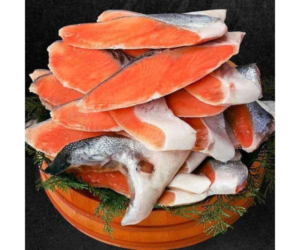 有塩or無塩が選べる！⇒銀鮭 切り身 業務用 たっぷり2kg（1kg×2袋） (【b】無塩切り身)