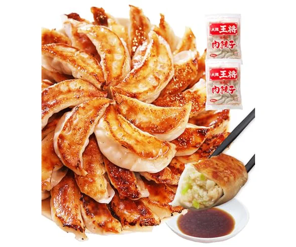 大阪王将 肉餃子 50個入×2 (合計100個) たれ×12袋付 冷凍食品 ぎょうざ お取り寄せグルメ おかず 冷凍餃子