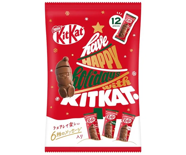 ネスレ キットカット ホリデイサンタ シェアバッグ 12枚