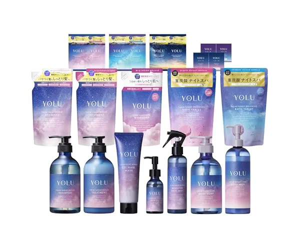 【 2026年 福袋 】 YOLU ヨル 福袋 シャンプー トリートメント セット アウトバス ボディケア バスタブレット スキンケア 16点セット カームナイ…