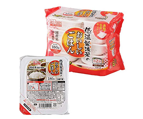 【値上がり時代の新定番! 】アイリスオーヤマ パックご飯 180g 国産米 100% 低温製法米 非常食 米 レトルト 180g×10個