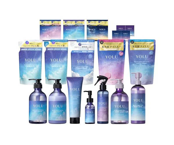 【 2026年 福袋 】 YOLU ヨル 福袋 シャンプー トリートメント セット アウトバス ボディケア バスタブレット スキンケア 16点セット リラックス…