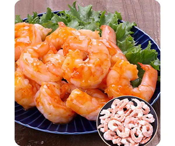 甲羅組 背ワタ無し 希少な特大むきえび1kg（約45尾前後/解凍後800g）