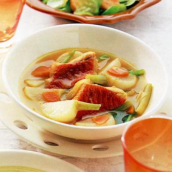金目鯛のカレースープ煮