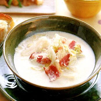 白菜とベーコンの牛乳スープ By飛田和緒さんの料理レシピ プロのレシピならレタスクラブ