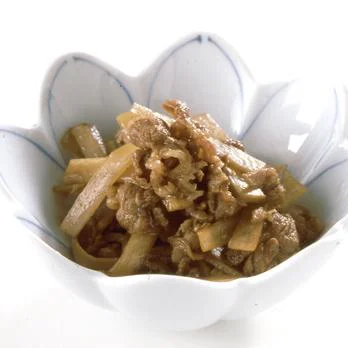 ごぼうと牛肉の炒め煮