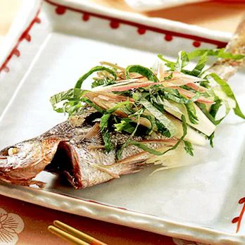 たかべの塩焼き薬味じょうゆ By石原洋子さんの料理レシピ プロのレシピならレタスクラブ