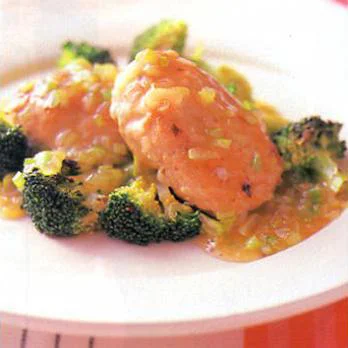 豆腐ハンバーグねぎソース