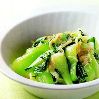 チンゲン菜と帆立の炒めもの