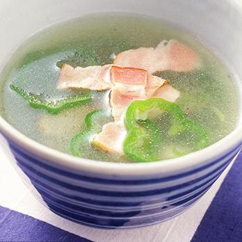 ベーコンとピーマンのスープ By渡辺有子さんの料理レシピ プロのレシピならレタスクラブ