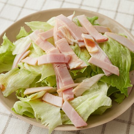 ハムとレタスの中華ドレッシングがけ By重信初江さんの料理レシピ プロのレシピならレタスクラブ