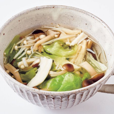きのことレタスのスープ By小林まさみさんの料理レシピ プロのレシピならレタスクラブ