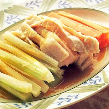 とりと野菜のさっぱりからしソース