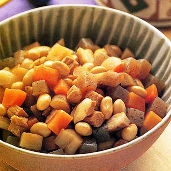 豚肉入り五目豆