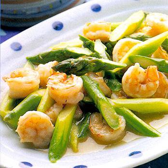 アスパラガスと小エビの中華炒め By藤野嘉子さんの料理レシピ プロのレシピならレタスクラブ