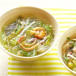 具だくさん中華スープ