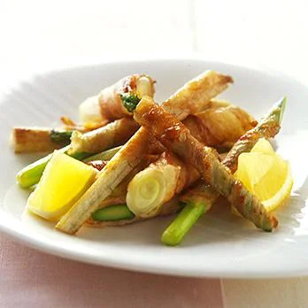 スティック野菜の豚バラ巻き