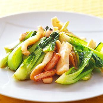 いかとチンゲン菜炒め By広沢京子さんの料理レシピ プロのレシピならレタスクラブ