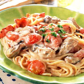 牡蠣 の クリーム パスタ