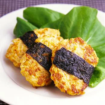 「とりひき肉と豆の小判バーグ」の太らない献立