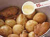 最後にみりんをからめて照りを出す