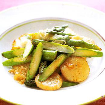 アスパラと帆立の塩炒め By葛西麗子さんの料理レシピ プロのレシピならレタスクラブ