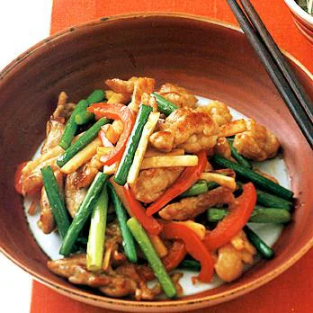 「豚肉とたけのこのオイスターソース炒め」の太らない献立