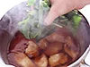 最後に加えて食感が残るように仕上げる