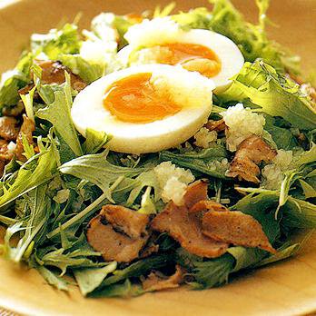 水菜とゆで卵のサラダ By河合真理さんの料理レシピ プロのレシピならレタスクラブ