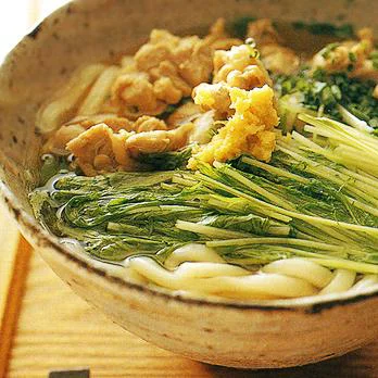 水菜ととり肉のうどん