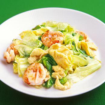 えびとレタスの卵炒め By平井淑子さんの料理レシピ プロのレシピならレタスクラブ