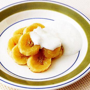 レンジバナナのヨーグルト添え By牧野直子さんの料理レシピ プロのレシピならレタスクラブ