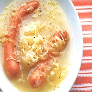 ソーセージのドイツ風スープ