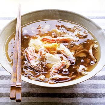 豆腐ときのこのとろみスープ