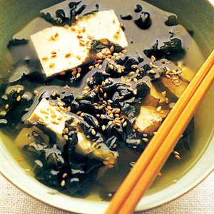 高菜入り豆腐スープ