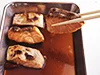 焼きたてをすぐに漬けると味が全体によくしみこむ