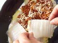 順に３段くらいに重ねるとちょうどいい焼き加減に
