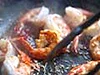 火を通しすぎるとかたくなるので手早く