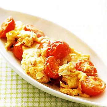 ミニトマトの卵炒め By舘野鏡子さんの料理レシピ プロのレシピならレタスクラブ